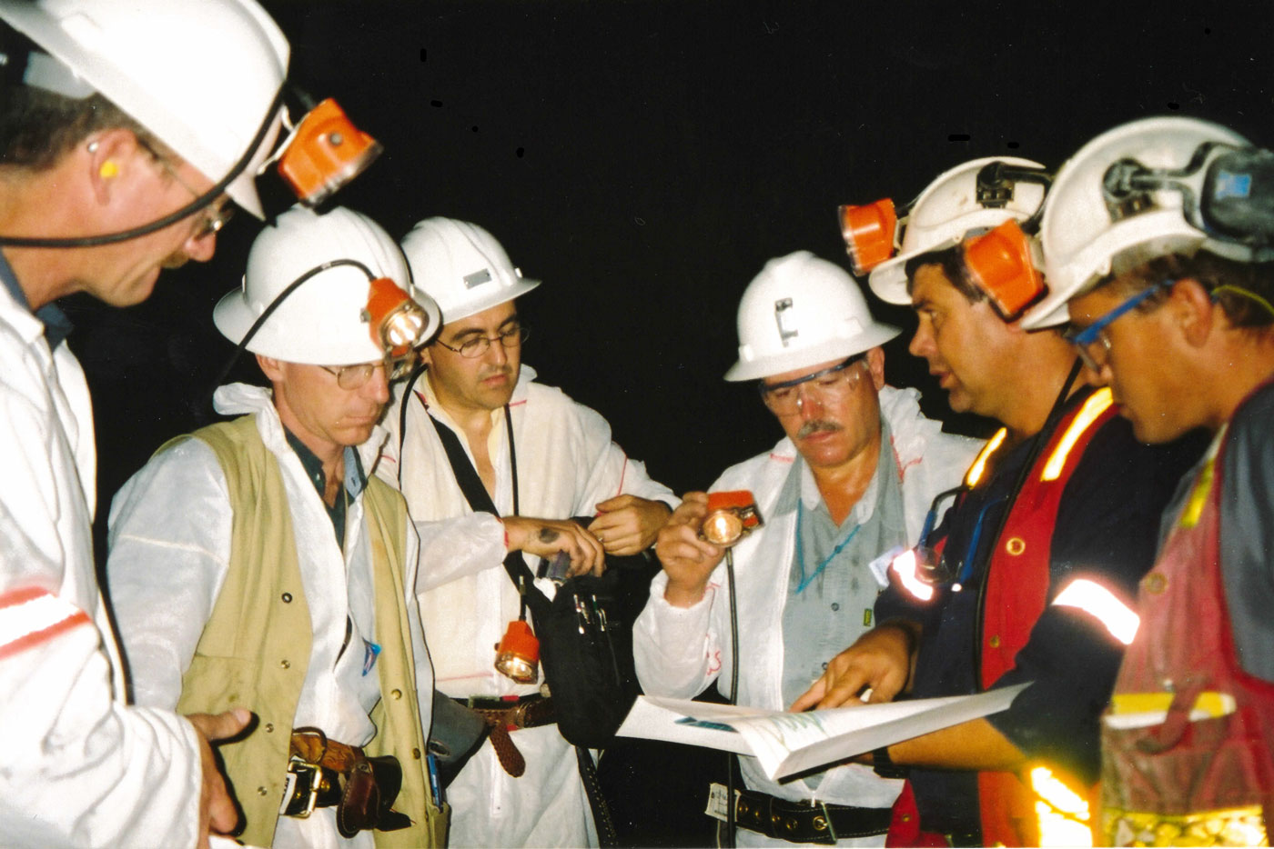 [Underground at Bulyanhulu.]