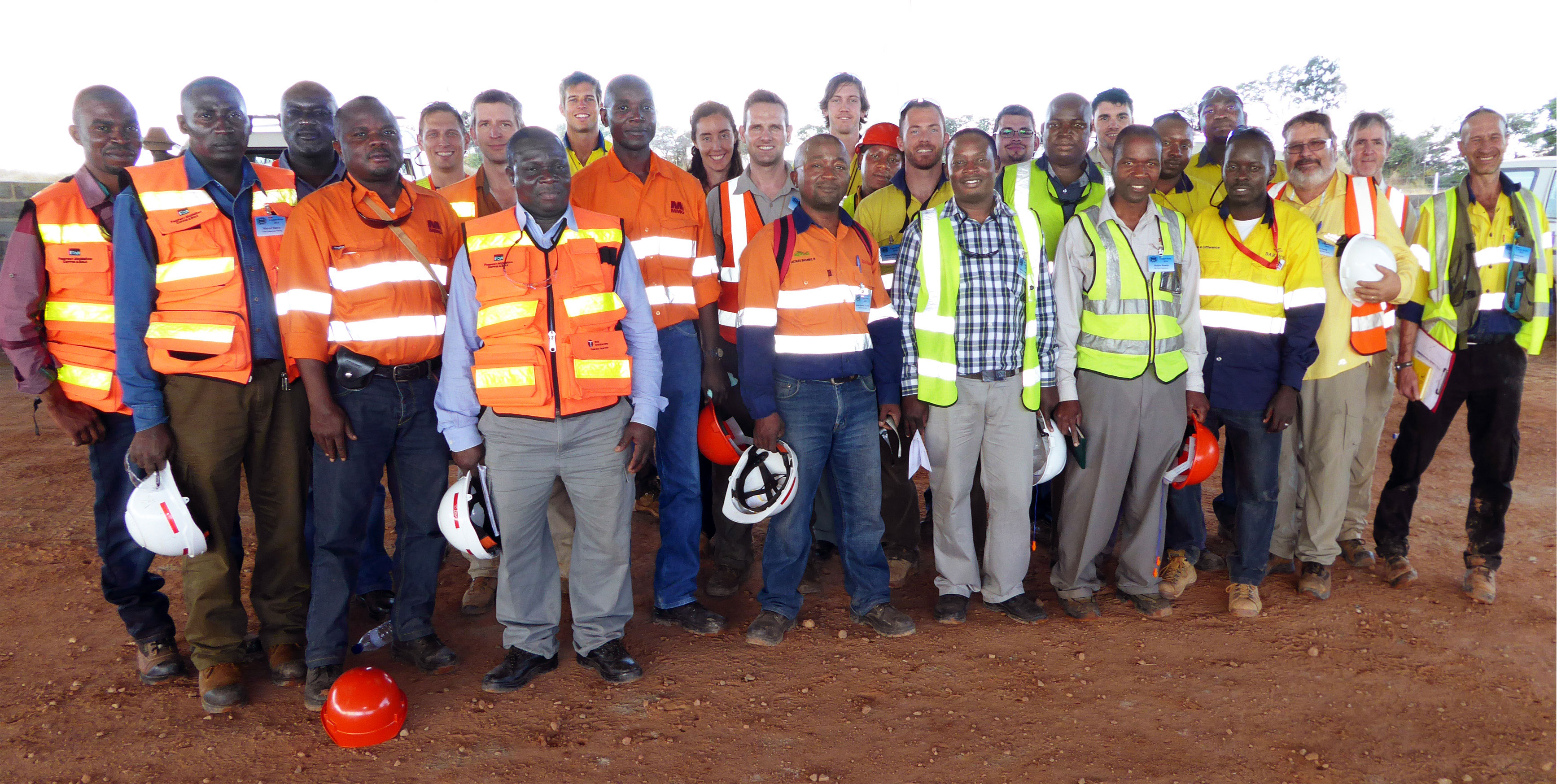 [Tour Group at Lumwana]