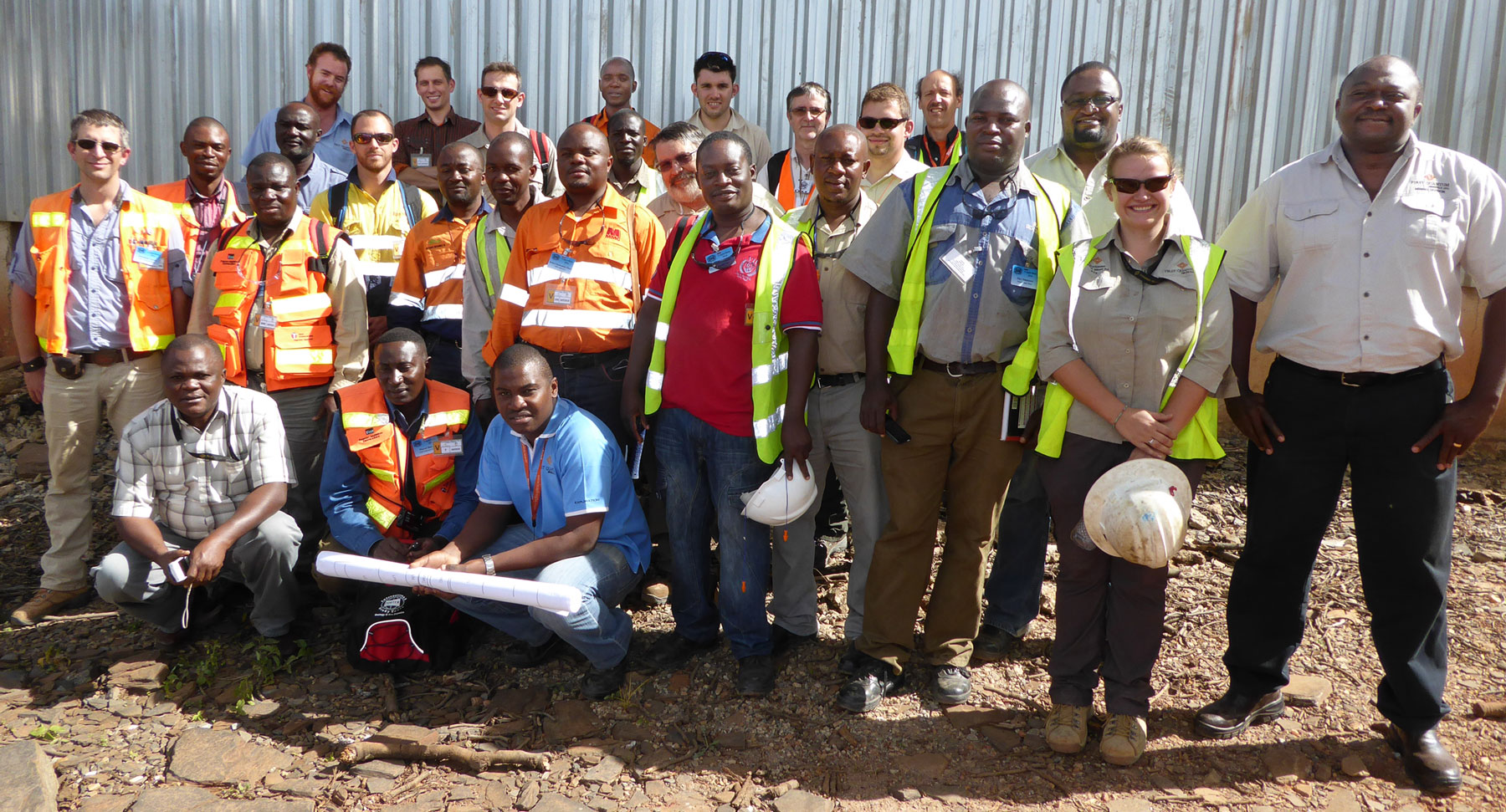 [Tour Group at Kansanshi]