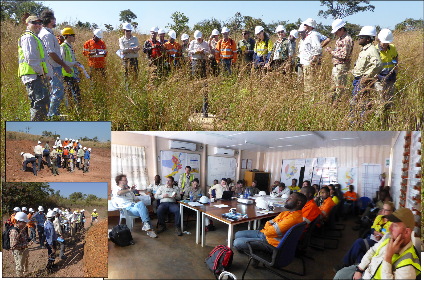 [Kamoa field and lecture]