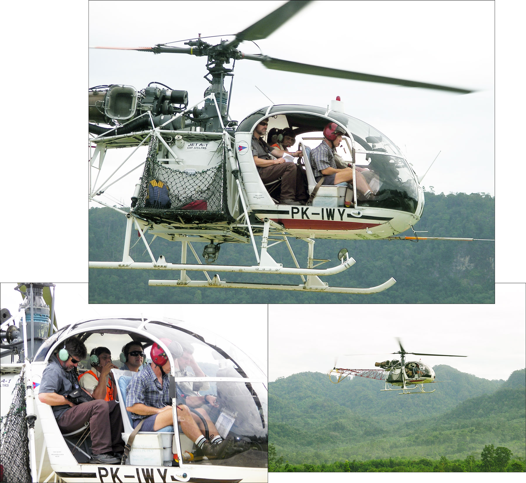 Helicopter to the field