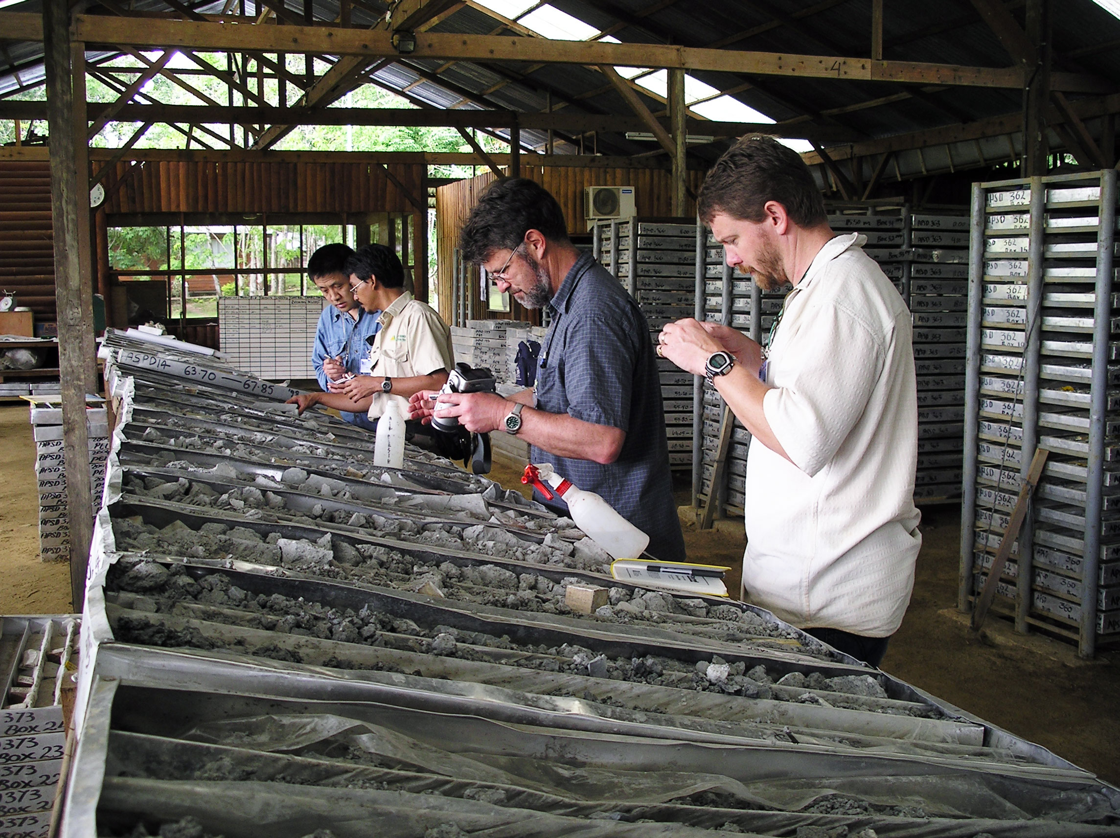 drill core inspection