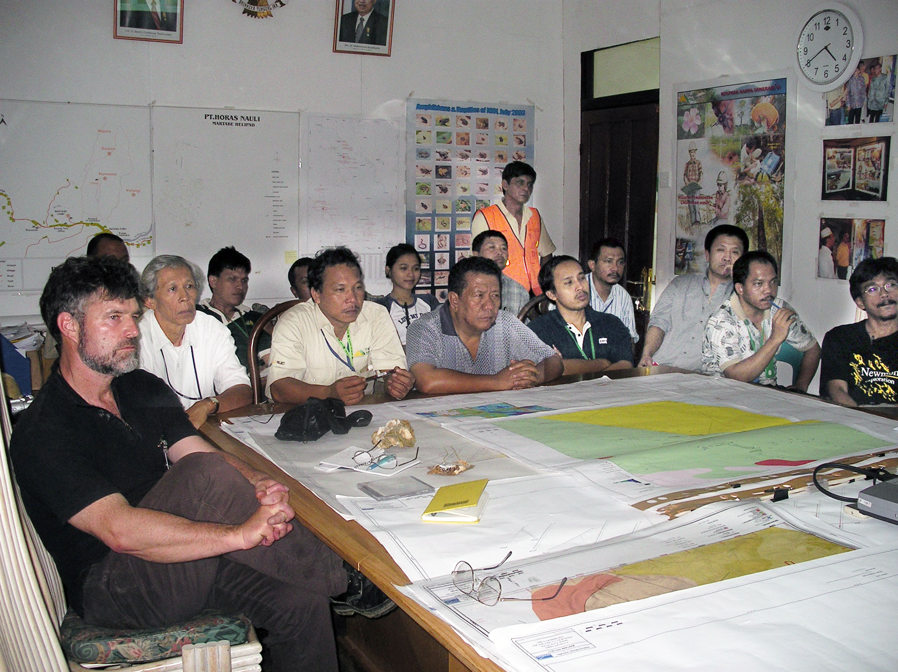 Audience listening to talks