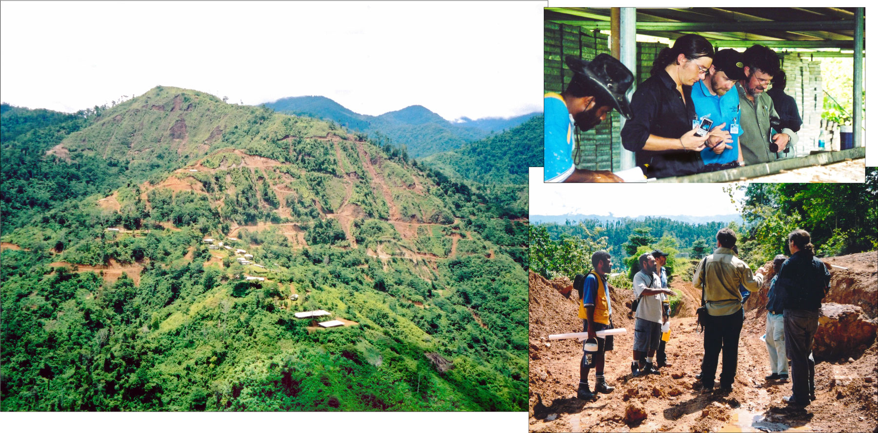 Wafi Hill, drill core and field traverse