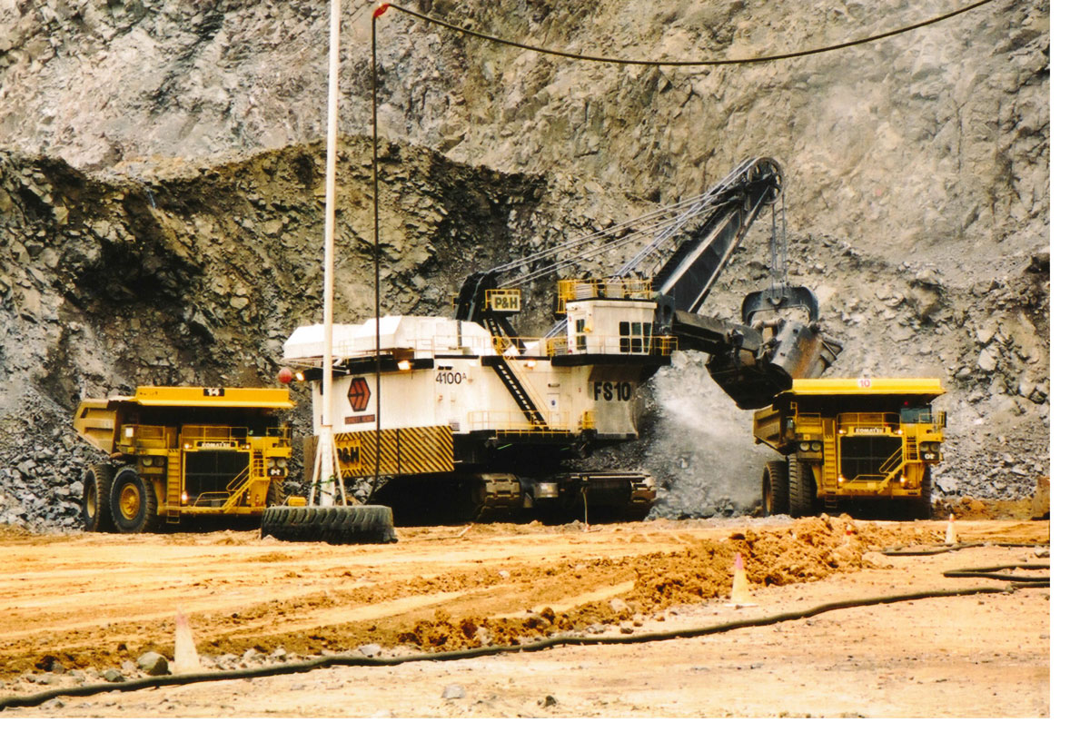 In the Ernest Henry Pit