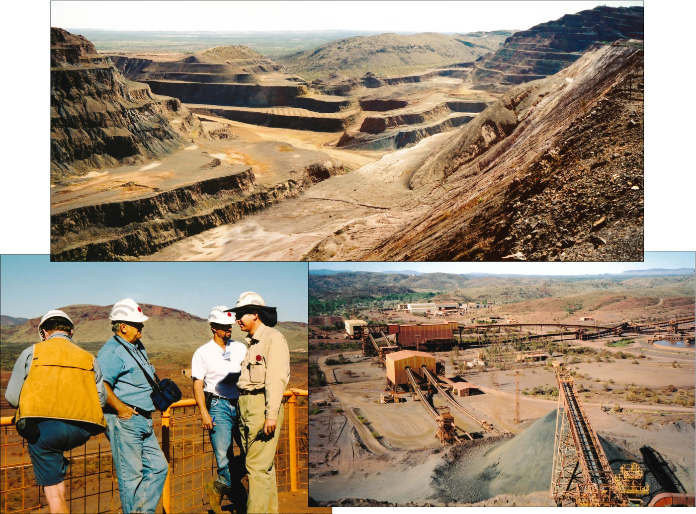 [With Phil Savory at the Paraburdoo Mine]