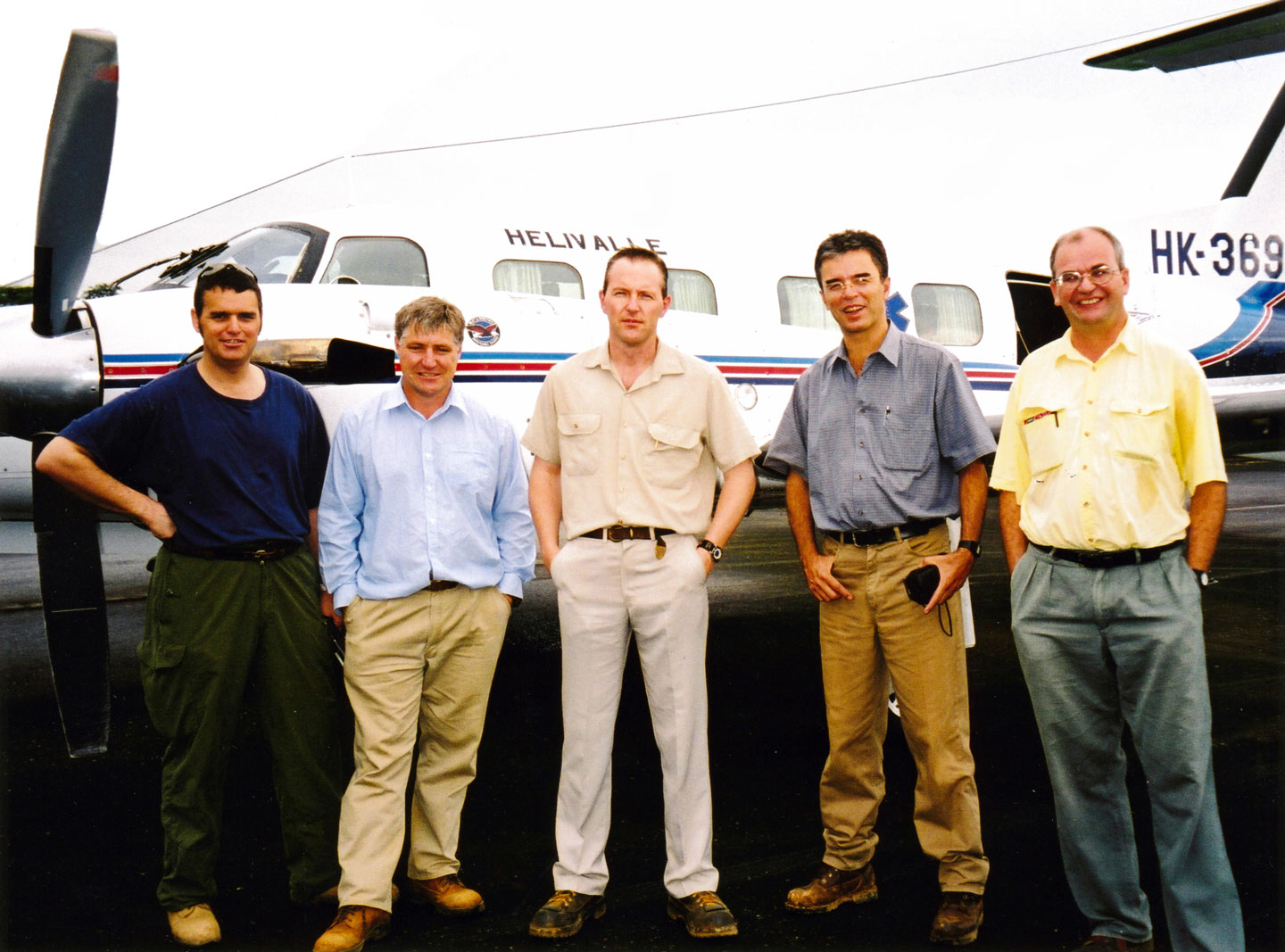 Waiting on an airstrip in Colombia