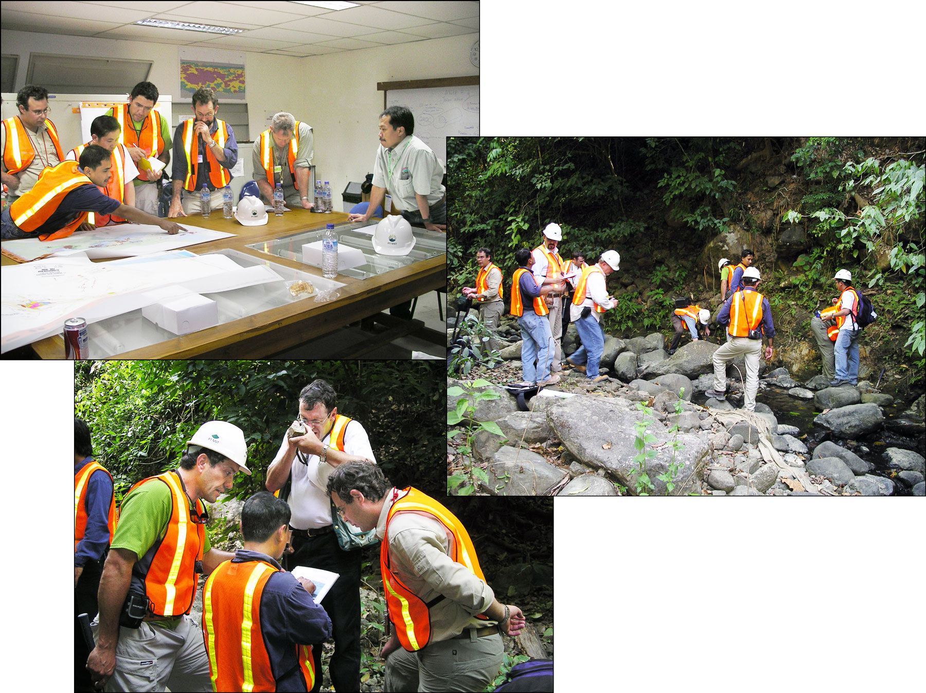 Batu Hijau briefing and field traverse